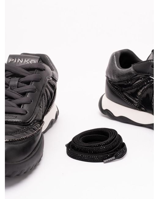 Pinko Black 'Gea 01' Sneakers
