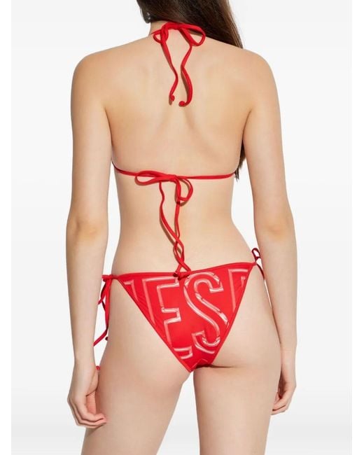 DIESEL Red 'Kate+Taylor' Bikini