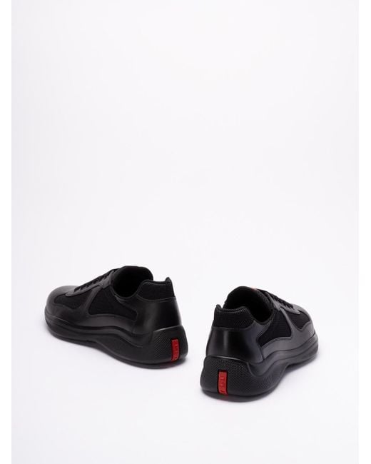 Prada Black ` America`S Cup` Sneakers for men
