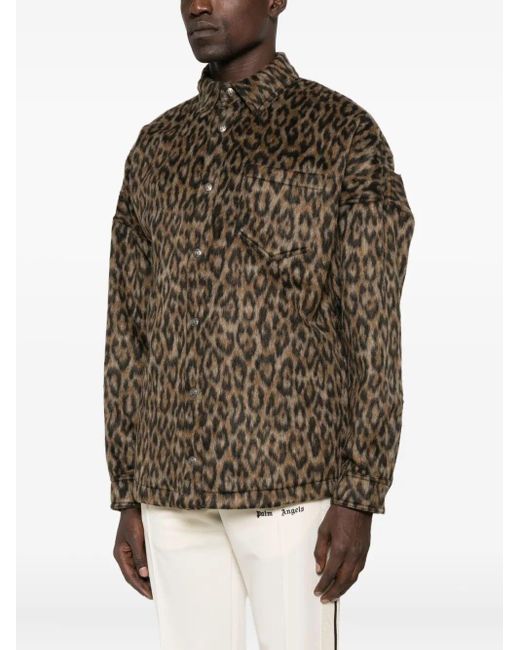 Palm Angels Brown "Sst Tt" Jacket for men