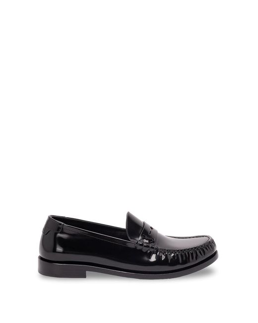 Saint Laurent White 'Le Loafer' Loafers for men
