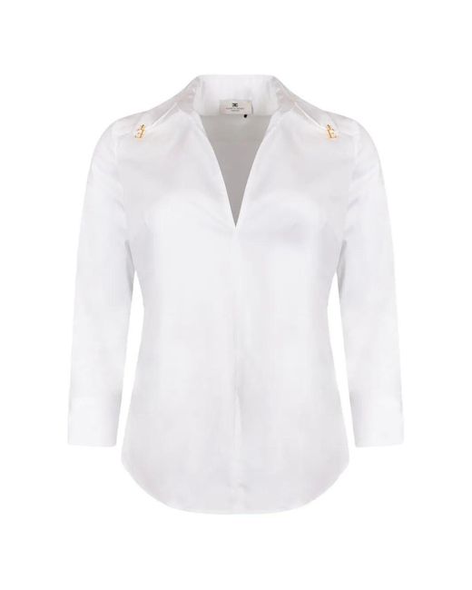 Elisabetta Franchi White Shirt