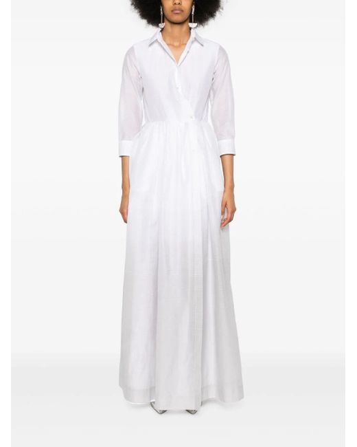 `Ednalong` Long Dress di Sara Roka in White