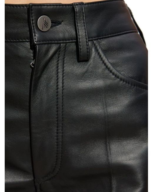 The Attico Black Tailored Wide-Leg Pants