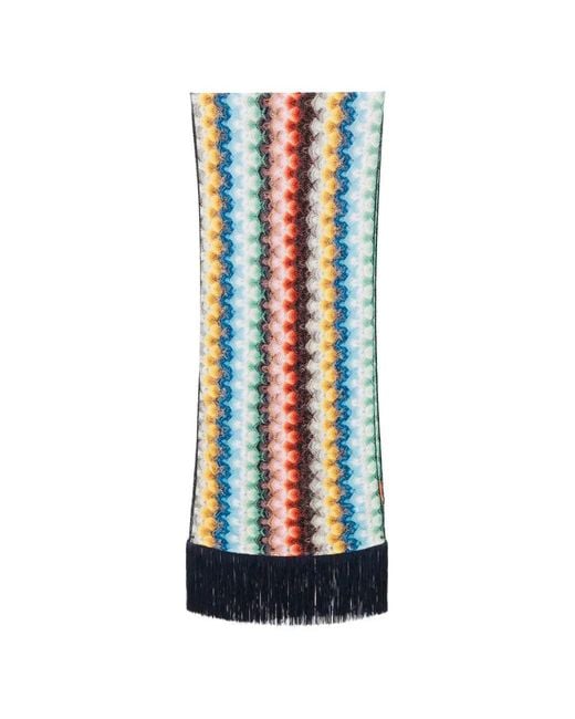 Missoni Blue 'Wrap' Scarf