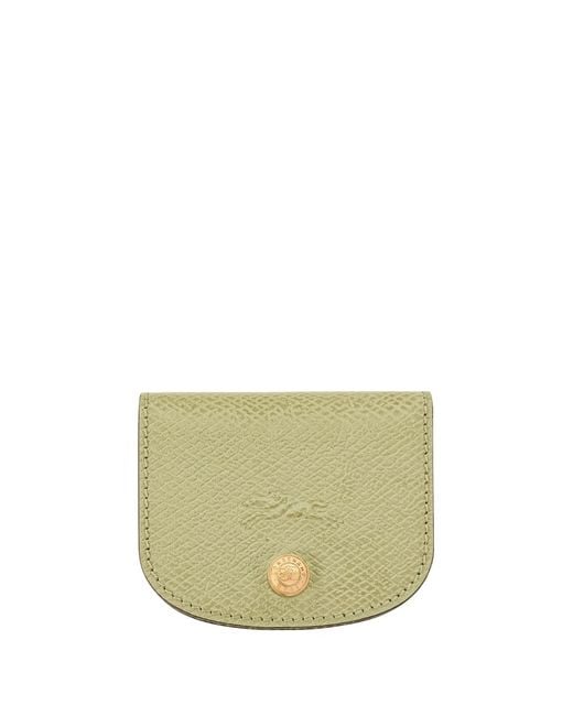 Longchamp White 'Epure' Card Holder