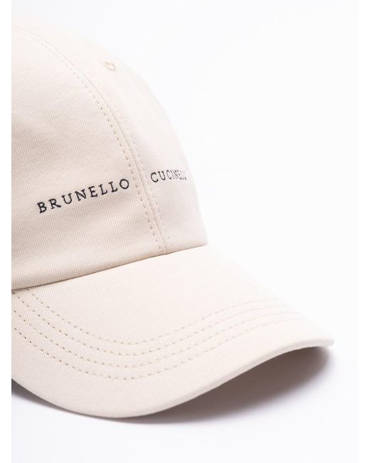 Brunello Cucinelli White Cap for men