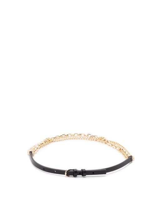 Pinko White Chain Belt