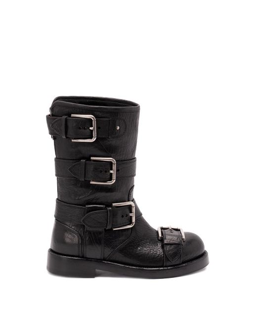 Dolce & Gabbana Black Ankle Boots