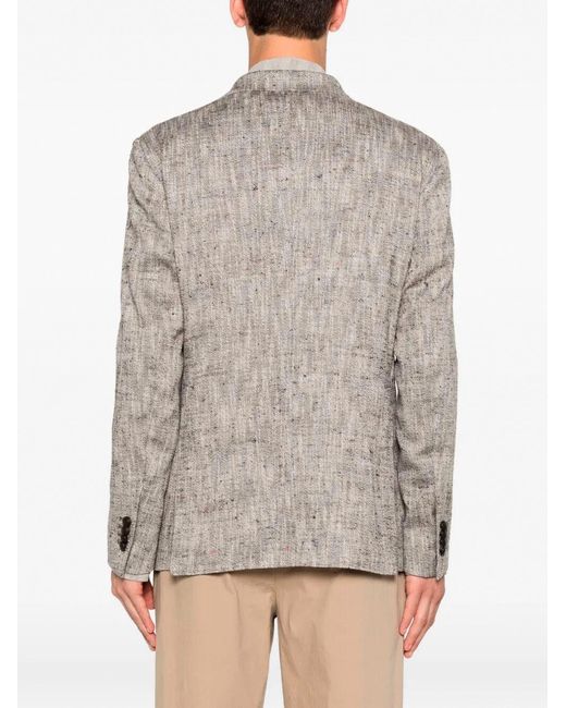 Tagliatore Gray 'Vesuvio' Jacket for men