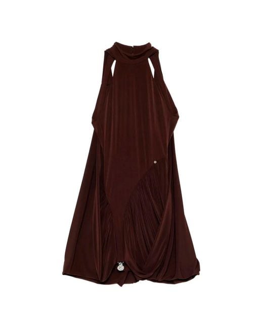 Nissa Purple Evening Dress
