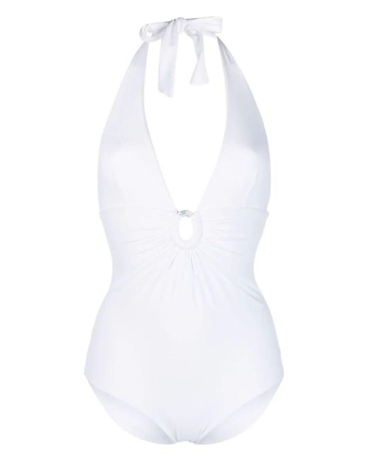 Fisico White One-Piece Swimsuit