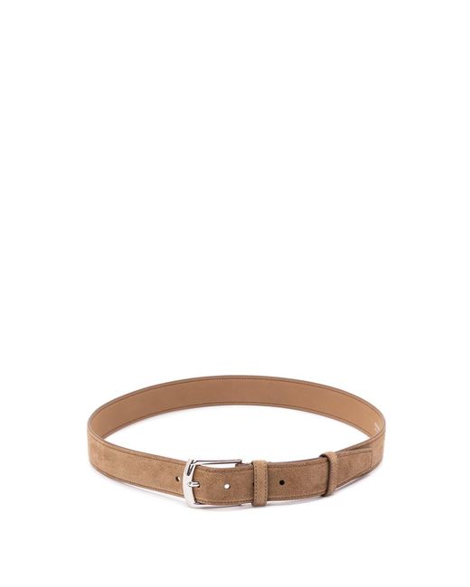 Suede Belt di Prada in Brown da Uomo