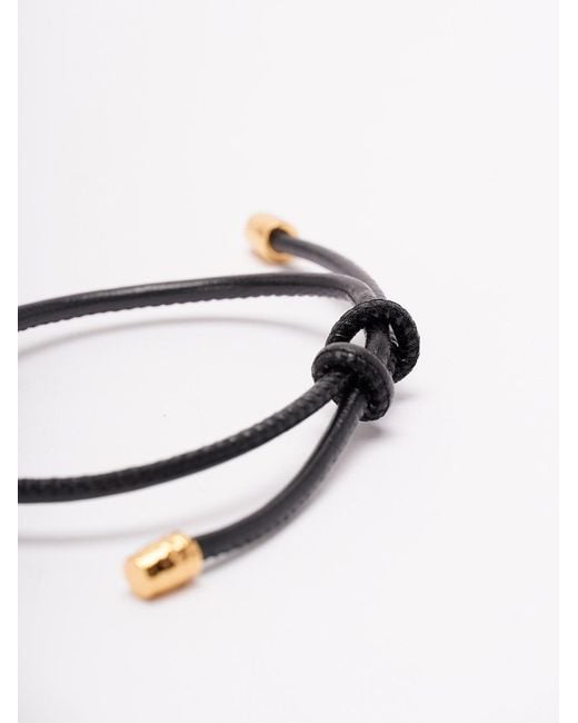 Saint Laurent White 'Ysl' Bracelet