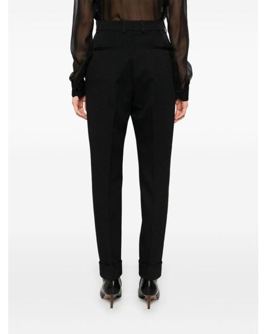 Dolce & Gabbana Black Wool Trousers