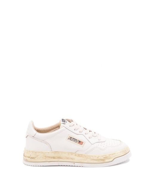 Autry White X Maison Mihara' 'Sup Vint Low' Sneakers for men