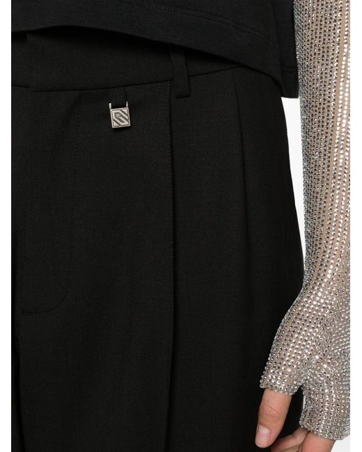 GIUSEPPE DI MORABITO Black Tailored Pants