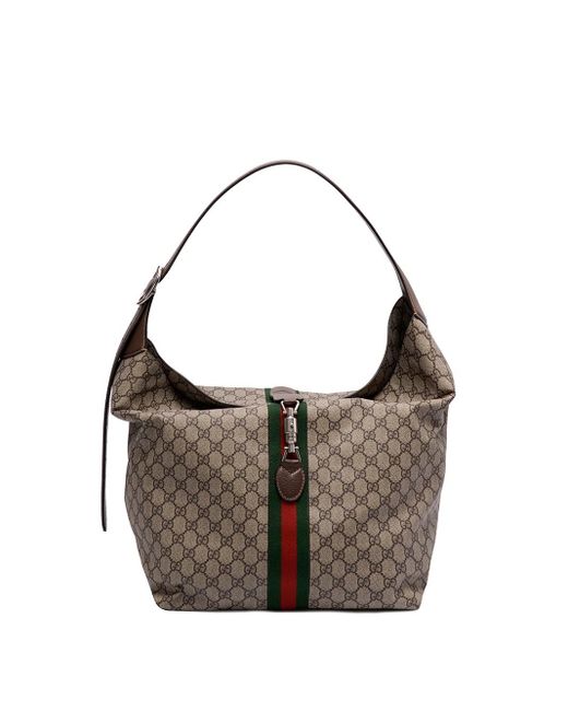 Gucci Gg Supreme Messenger Bag in Natural for Men