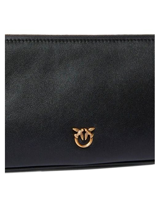 Pinko Black 'Half Moon' Mini Baguette Bag