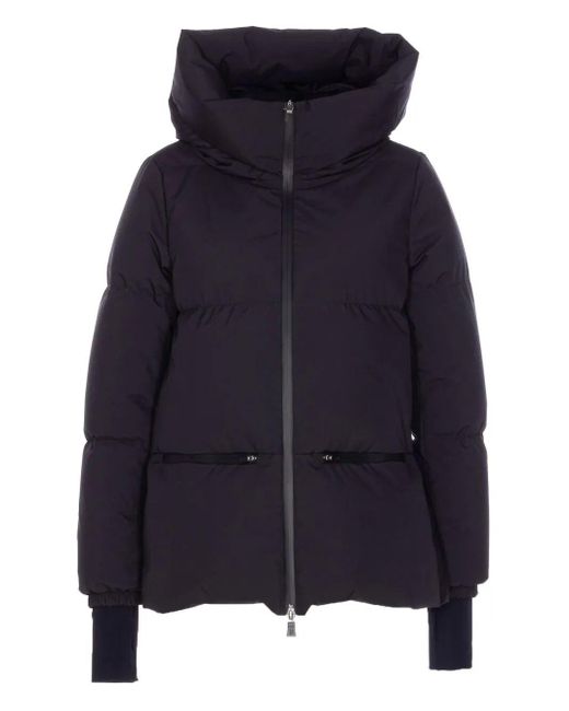 Piumino Con Cappuccio di Herno in Blue