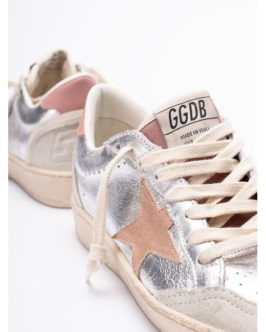 Golden Goose Deluxe Brand Pink `Ball Star` Sneakers