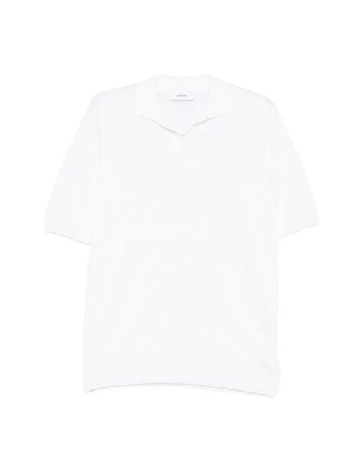 Lardini White Polo for men