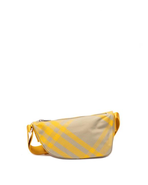 Burberry Yellow `shield` Crossbody Bag for men