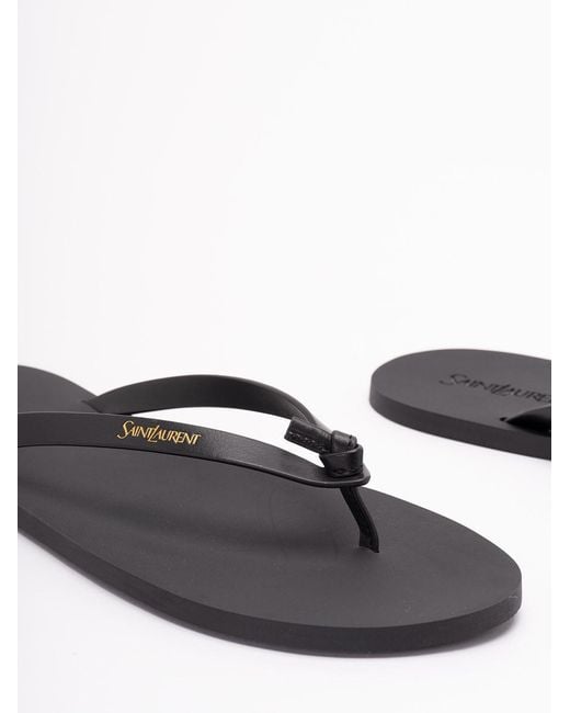 Saint Laurent White 'Party' Sandals for men