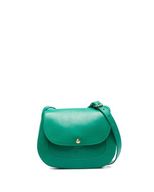 Il Bisonte Green `mezzomonte` Medium Crossbody Bag
