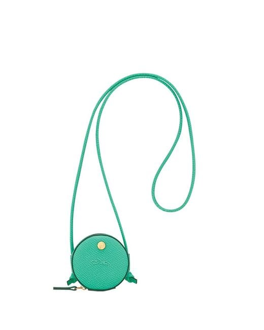 Longchamp Blue 'Epure Surf' Coin Purse