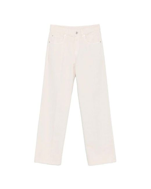 Brunello Cucinelli White Dyed Pants