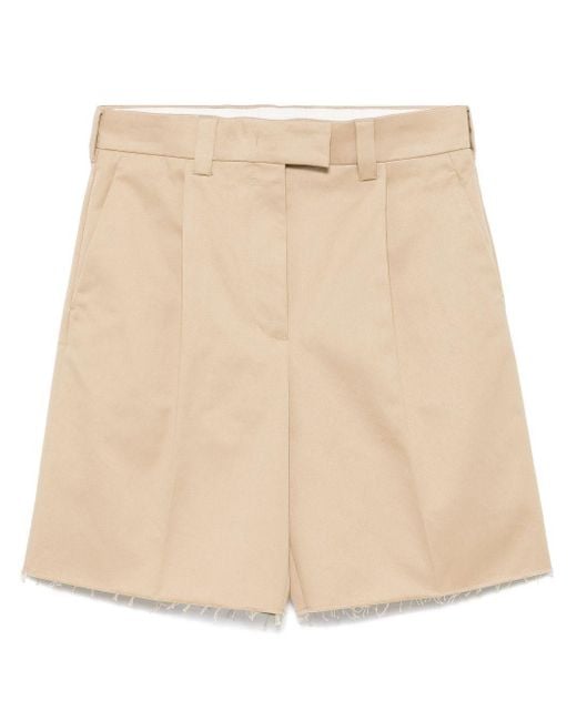 Miu Miu Natural Chino Bermudas