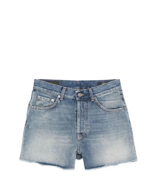 Dondup Blue 'Stella' Denim Shorts