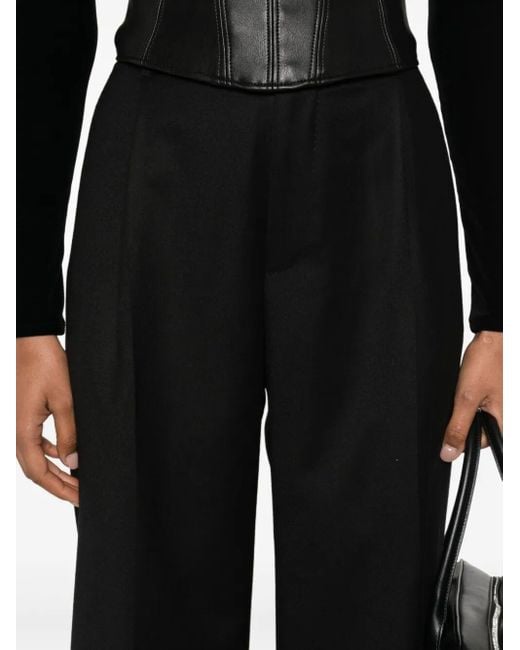 Berwich Black High Waisted Pants