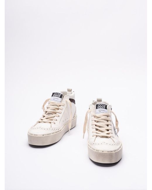 `Hi Mid Star` Sneakers di Golden Goose Deluxe Brand in White
