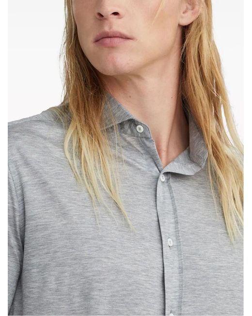 Brunello Cucinelli Gray T-Shirts And Polos for men