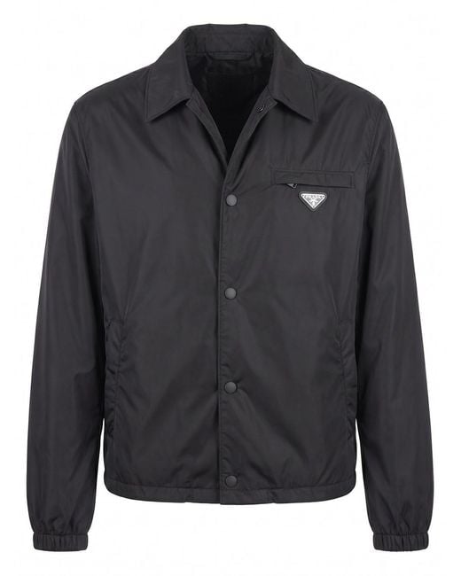 Prada Black Re-Nylon Blouson Jacket for men