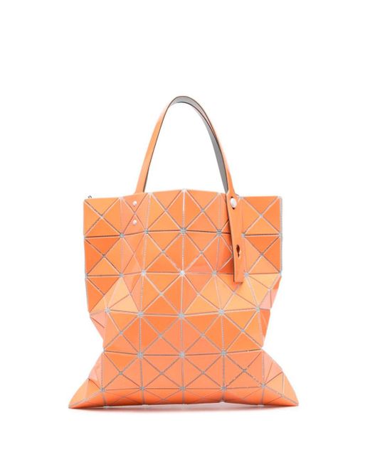 Bao Bao Issey Miyake Orange `Lucent Gloss` Tote Bag