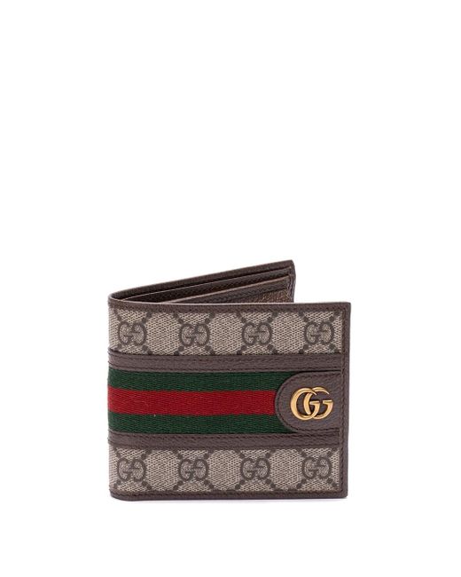 Gucci White `Ophidia` Coin Wallet for men