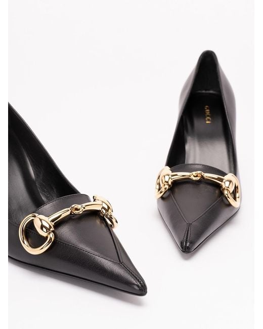 Gucci White 'Helena' Pumps