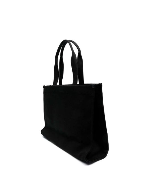 `Ella Canvas` Tote Bag di Tory Burch in Black