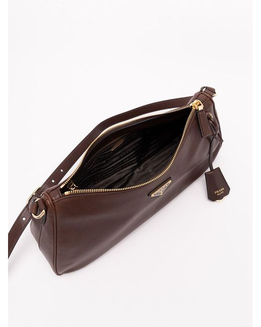 Prada Brown Nappa Leather Bag