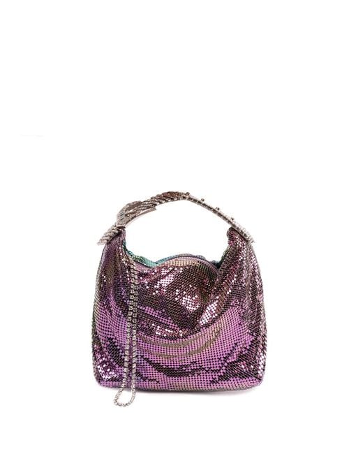 Gedebe `jill` Metal Mesh Handbag in Purple Lyst UK