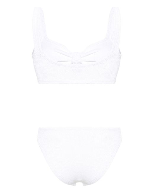 Set bikini Bonnie di Hunza G in White
