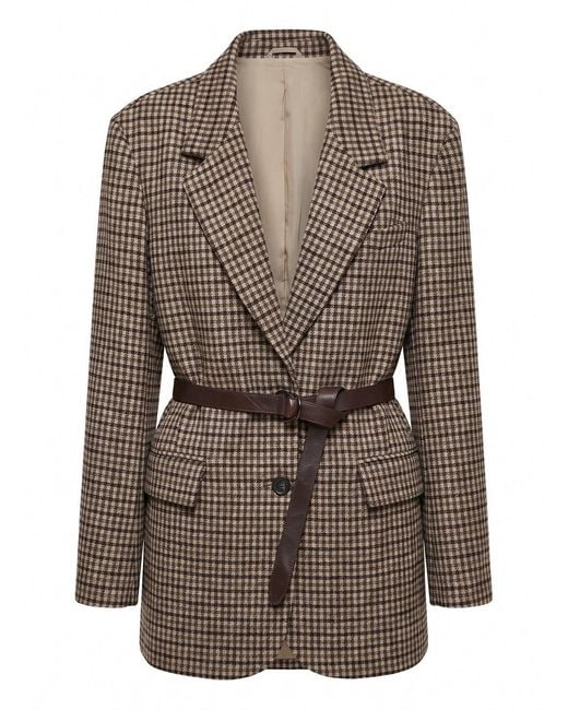 Brunello Cucinelli Brown Suit-Type Jacket