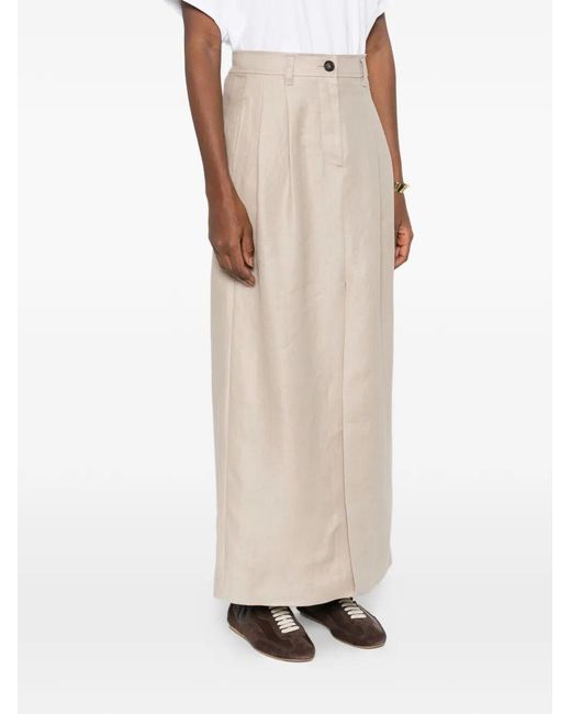 Brunello Cucinelli Natural Skirt