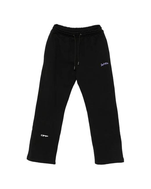 Off-White c/o Virgil Abloh Black 'Archigeography Arrow' Pants for men
