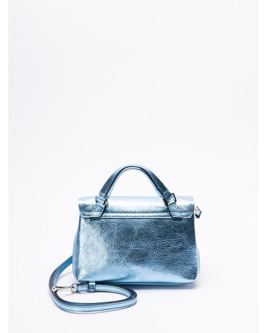 Baby `Postina Cortina` Bag di Zanellato in Blue