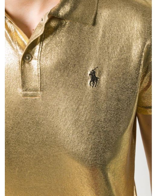 Ralph Lauren Metallic Short Sleeve Polo Shirt