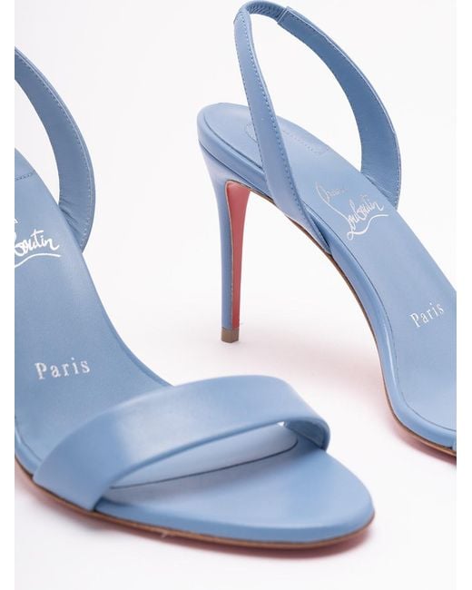 Christian Louboutin Blue 'O Marylin 85' Sandals